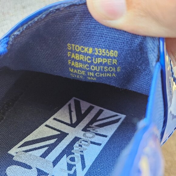 Twiggy London Women Shoes Platform Blue Fabric Upper Slip On Shoes Size 9M - Picture 10 of 12